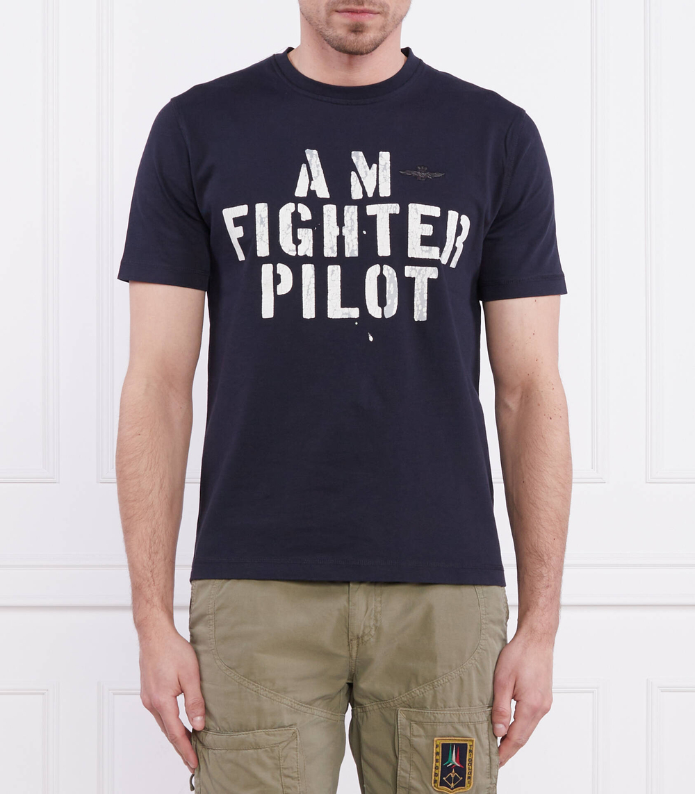 Футболка Aeronautica Militare - темно-синий(TS2051J565)