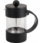 Чайник заварочный Tekanna, чёрный, 1000 мл, боросиликатное стекло/полипропилен