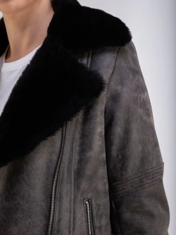 Дубленка женская натуральная авиатор