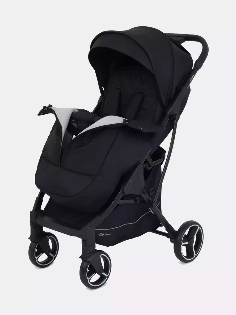 Коляска детская MOWBaby "SMART" MB101 Black (2023)