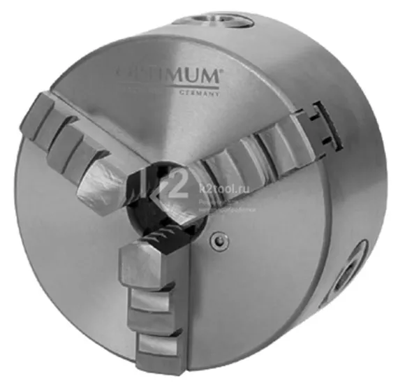 Трёхкулачковый токарный патрон Optimum, ø 160 мм