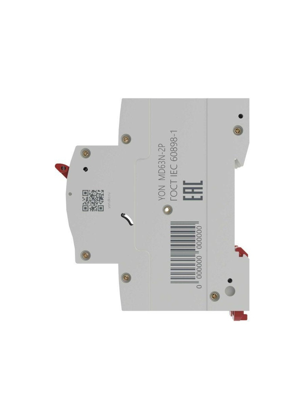 Выключатель автоматический модульный 2п C 40А 6кА MD63N YON MD63N-2PC40