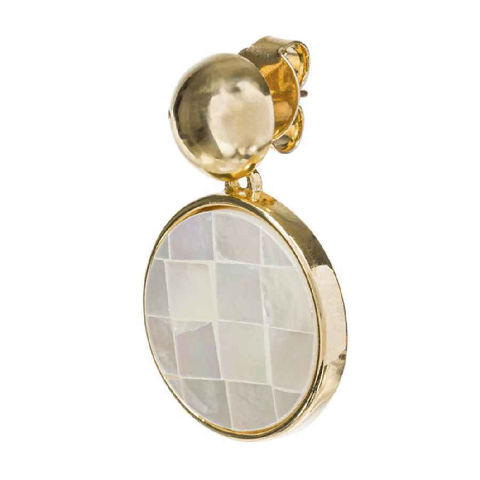 Серьги Possebon Mother Pearl Mosaic A2158.1 G