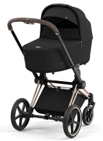 Коляска 3 в 1 Cybex Priam IV Rosegold complete и автокресло Aton B2 i-Size Steel Grey Sepia Black