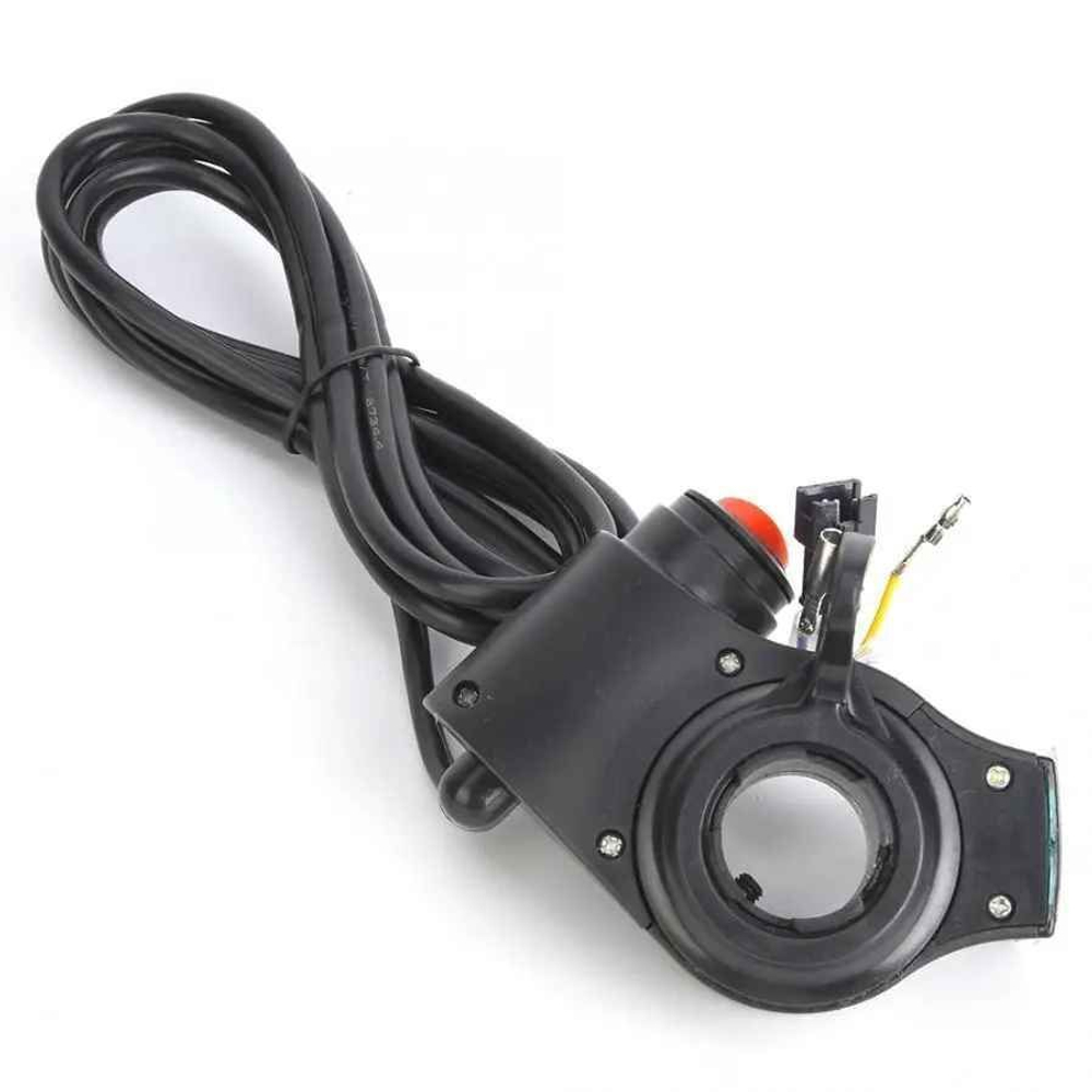 Вольтметр с кнопкой и курком для электросамокатов (кабель 2 метра)