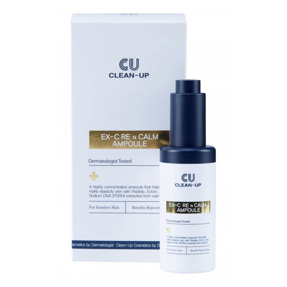 Концентрированная лифтинг-сыворотка CUSKIN Clean-Up Ex-C RE N Calm Ampoule, 30 мл