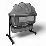 Кроватка детская трансформер BubaGo Meluna арт.BG 181-1 цвет Темно -Серая