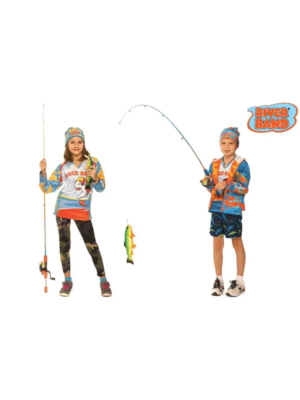 Набор для рыбалки детский: удилище с катушкой River Band Spin Combo 1
