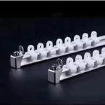 Гибкий изогнутый карниз для штор, алюминиевый, потолочный/настенный