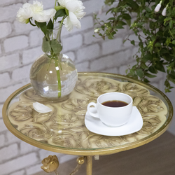 Столик декоративный Роза Сангрия Айвори