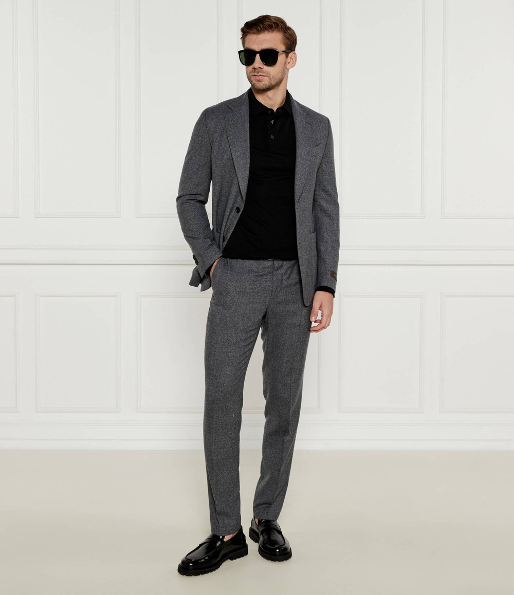 Поло H-Person 20 BOSS BLACK - черный(50524320)