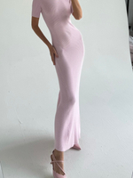 Платье PETRA с коротким рукавом, розовый