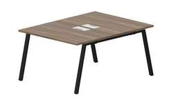 Составной стол Arena на 2 рабочих места 1180х1566х750мм (металлические аутлеты)