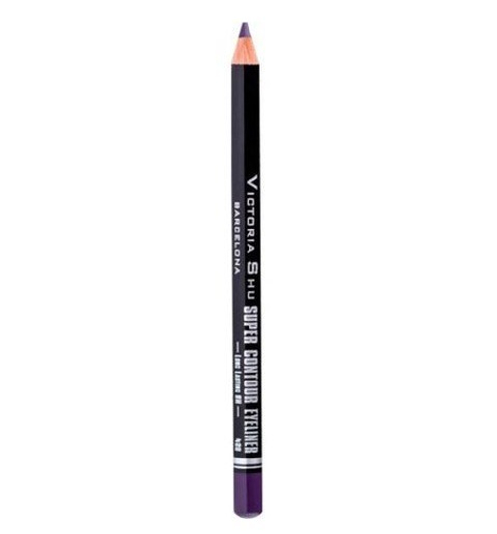 Victoria Shu Карандаш для глаз Super Contour, устойчивый, тон №428, Фиолетовый, 0,8 гр