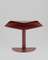 Журнальный столик Cornea металл бордовый