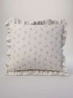 Декоративная наволочка с рюшами, оборками "Фландр" 70х70 см, 1 шт, без молнии