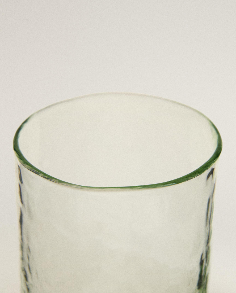 Zara Home стакан из стекла, цвет зелёный, 12.1 см