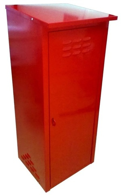 Шкаф для газового баллона 50л (на 1 шт.) красный