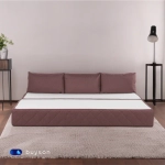 Бескаркасный диван-кровать (трансформер) BuyHit (бордовый)