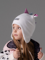 Шапка весенняя/осенняя вязаная (Молоко) UNIC