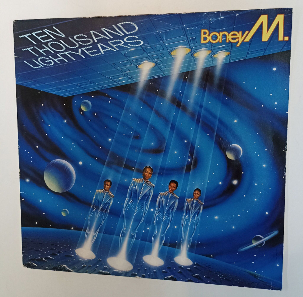 Винтажная виниловая пластинка LP Boney M. 10.000 Lightyears (Germany 1984)