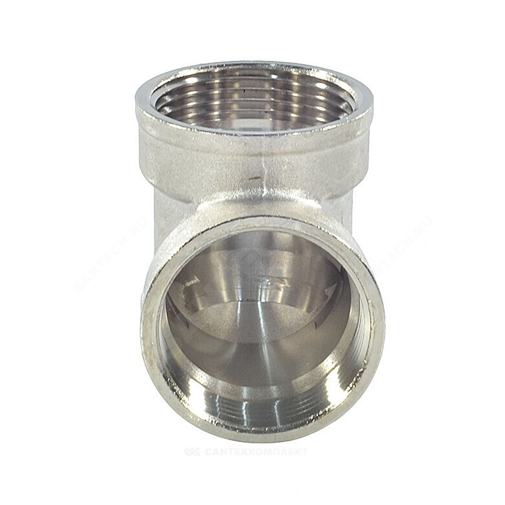 Угольник латунь никель Ду 15 (1/2") ВР/ВР SantechSystems