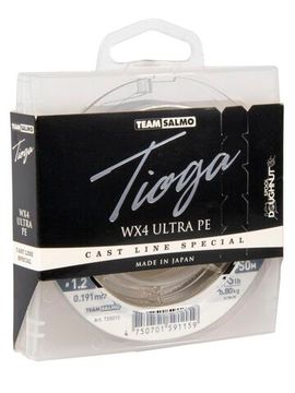 Леска плетёная Team Salmo TIOGA Silver Grey 150/019