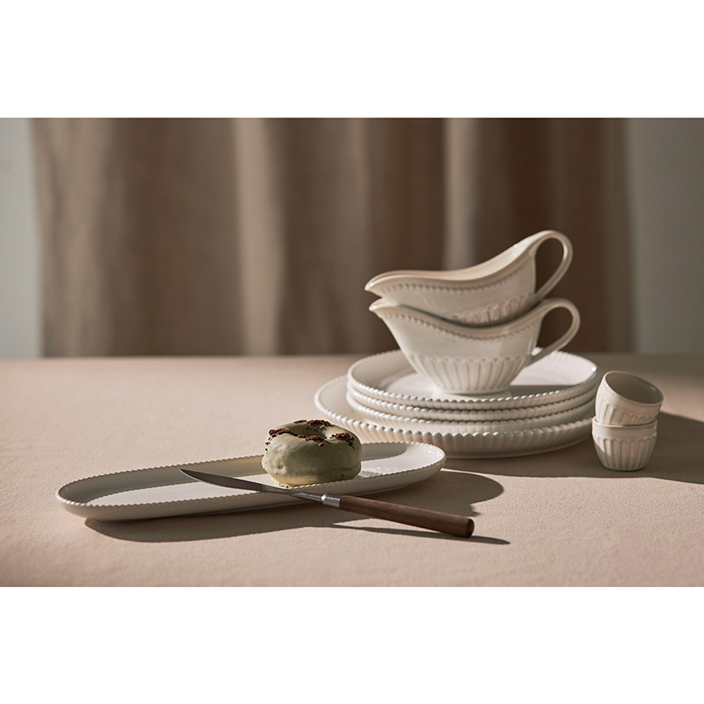 Набор из двух тарелок белого цвета из коллекции kitchen spirit, 21 см