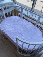 Комплект наматрасников на 2х резинках: круг 72 см, овал 72*126 см