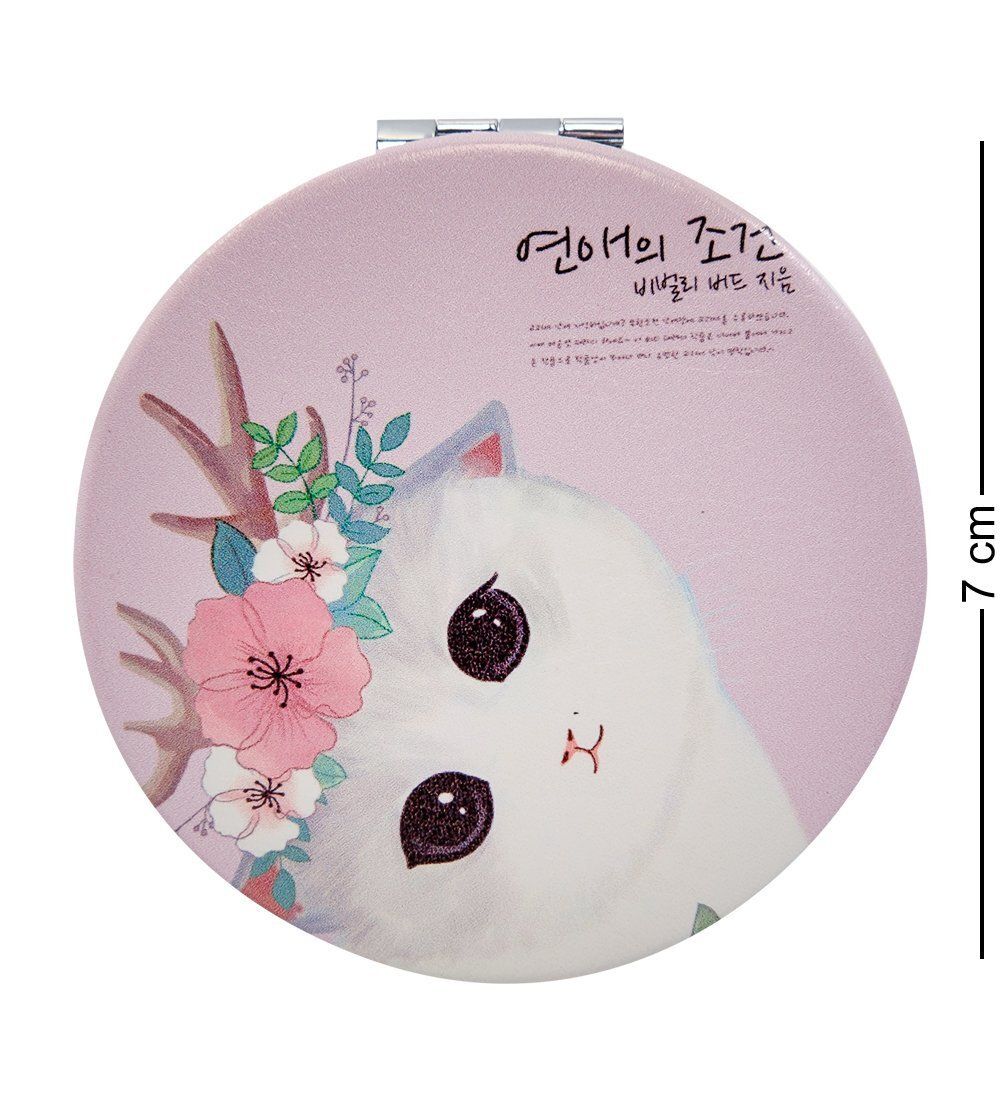 WW-120/2 Зеркало круглое «Ласковая кошечка»