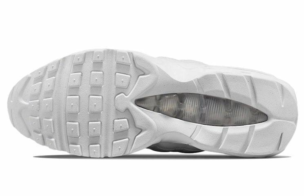 Кроссовки Nike Air Max 95 Triple White (Женская размерная сетка)