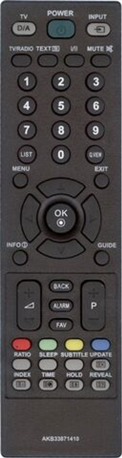 Пульт для LG AKB33871410 PLASMA HLG198