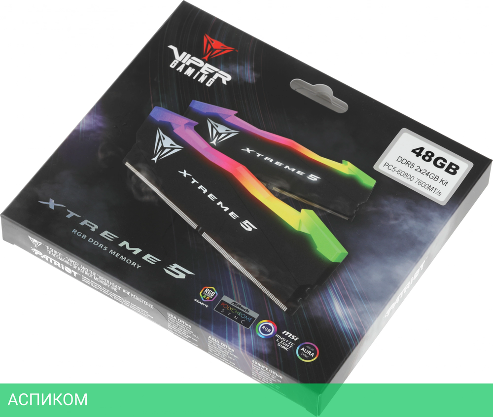 Оперативная память Patriot 48GB DDR5 (PVXR548G76C36K)
