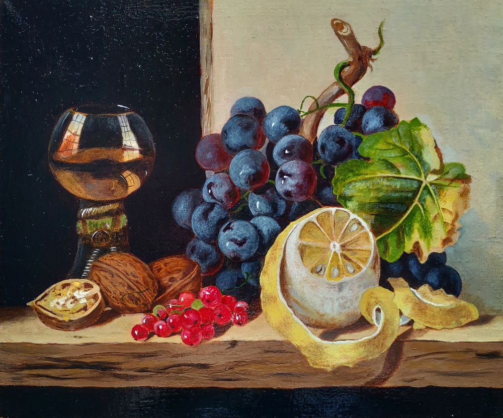 Натюрморт "Старый бренди"