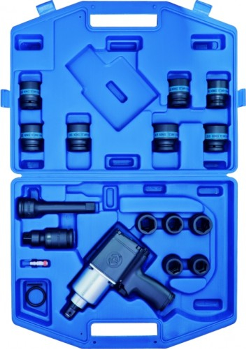 Гайковерт пневматический KING TONY 64115MP с комплектом головок