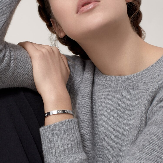 Браслет Cartier LOVE bracelet, classic model, 10 diamonds