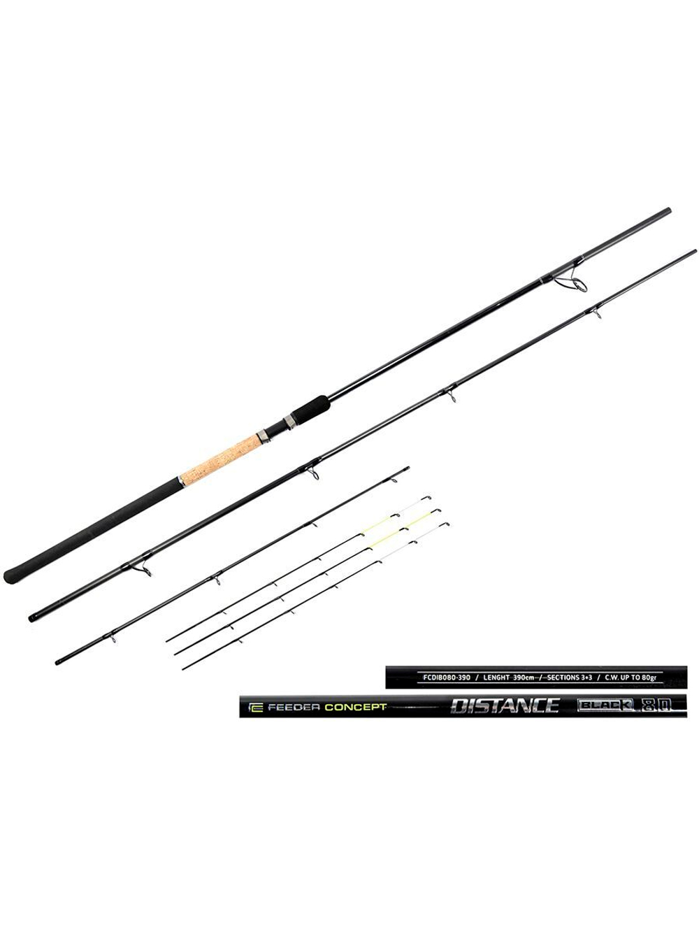 Удилище фидерное Feeder Concept Distance BLACK 150 4.50