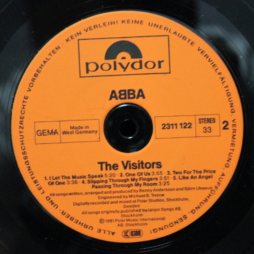 ABBA / The Visitors (LP)