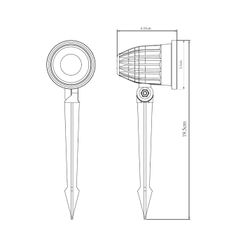 Грунтовый светильник Arte Lamp