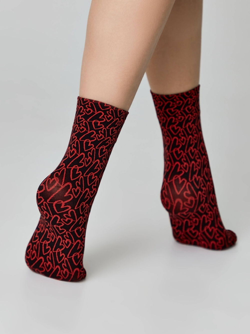 CONTE FANTASY Плотные носки с рисунками«Love»