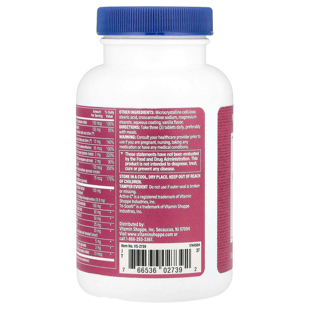 The Vitamin Shoppe, Ultimate Woman® 50+, мультивитамины и мультиминералы, 180 таблеток