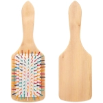 Расческа массажная «МАРЦИПАН», разноцветные зубчики, 25*8,5см