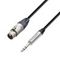 Adam Hall K5 BFV 0300 - кабель микрофонный, Neutrik XLR (F) - TRS (jack) stereo 6.3 mm, 0.22 мм2, 3