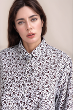 Блуза с цветочным узором Marina Rinaldi