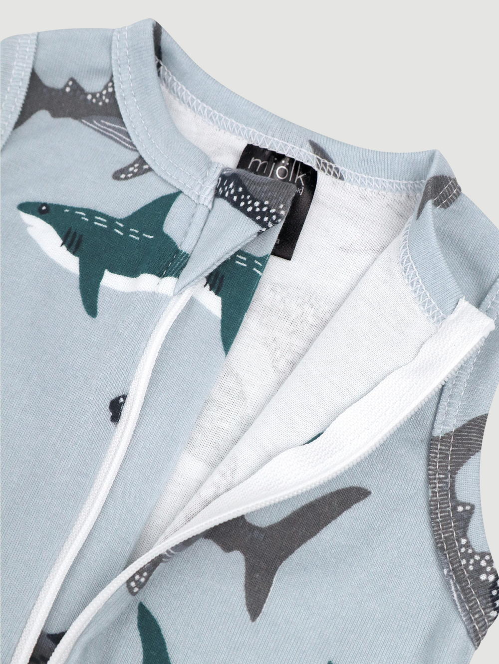Песочник без рукавов Mjölk Sleep and Play Акулы
