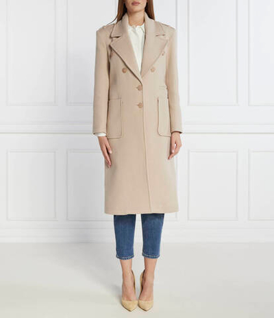 Хлопковое пальто Patrizia Pepe - бежевый(2O0078 A361)