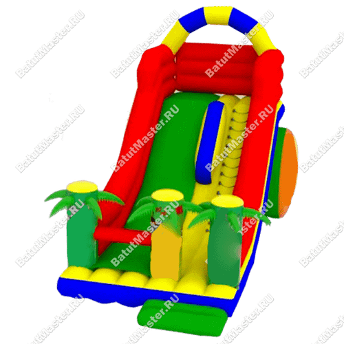 Надувной батут-горка "Прокатись" 8*4*5 м