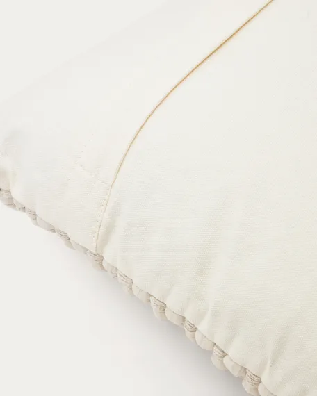 Mascarell Чехол на подушку из белого хлопка и полипропилена 30 x 50 см