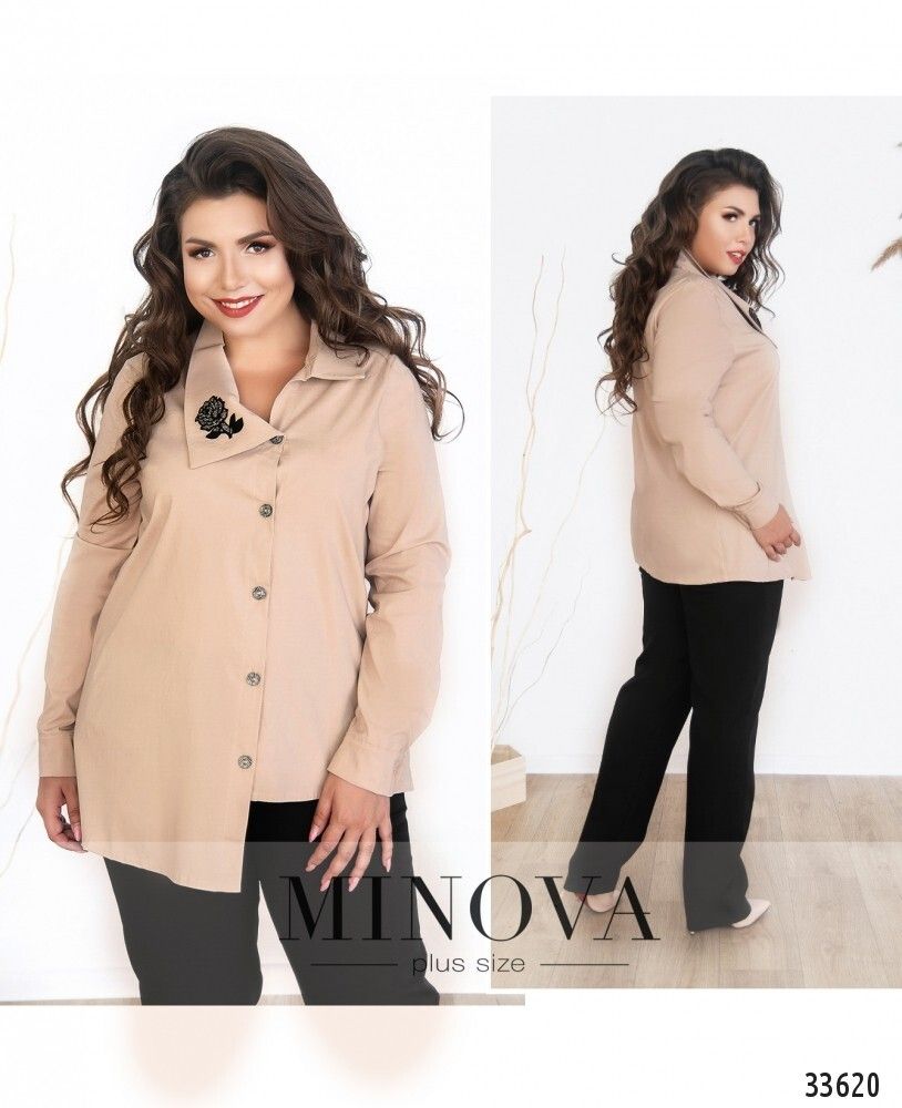 Рубашка 131-беж Minova