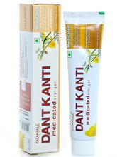 Зубная гель-паста аюрведическая Patanjali Dant kanti medicated, 100 г